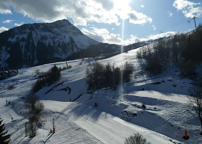 Corbier Centre Vostok 32M2 Balcon Sud Vue Pistes Classe Tourisme